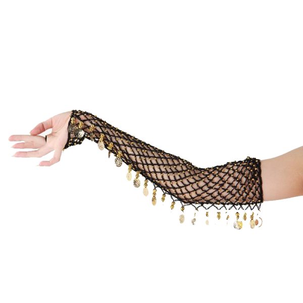 Black Net Hand Gloves